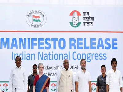 congress lays  nyay thrust  in ls poll manifesto  gives push to jobs  etc