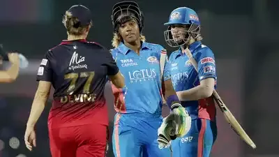 wpl  mi demolish rcb by nine wickets to clinch second straight win