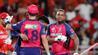 rajasthan royals win the see saw battle against punjab kings  hetmyer shines with bat