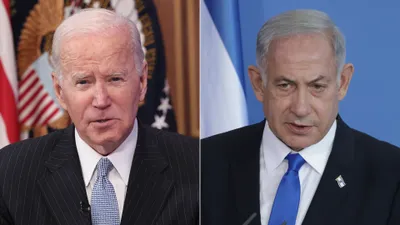 biden speaks with netanyahu after almost a month  discusses two state solution