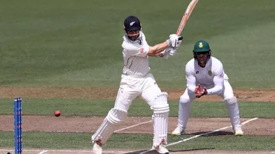 williamson  young guide new zealand to victory over south africa in hamilton test