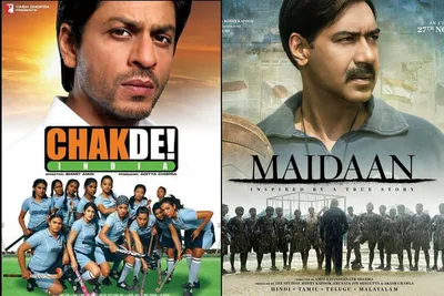 maidaan  trailer  ajay devgn plays inspiring coach  moviegoers reminded of srk s  chak de  india 